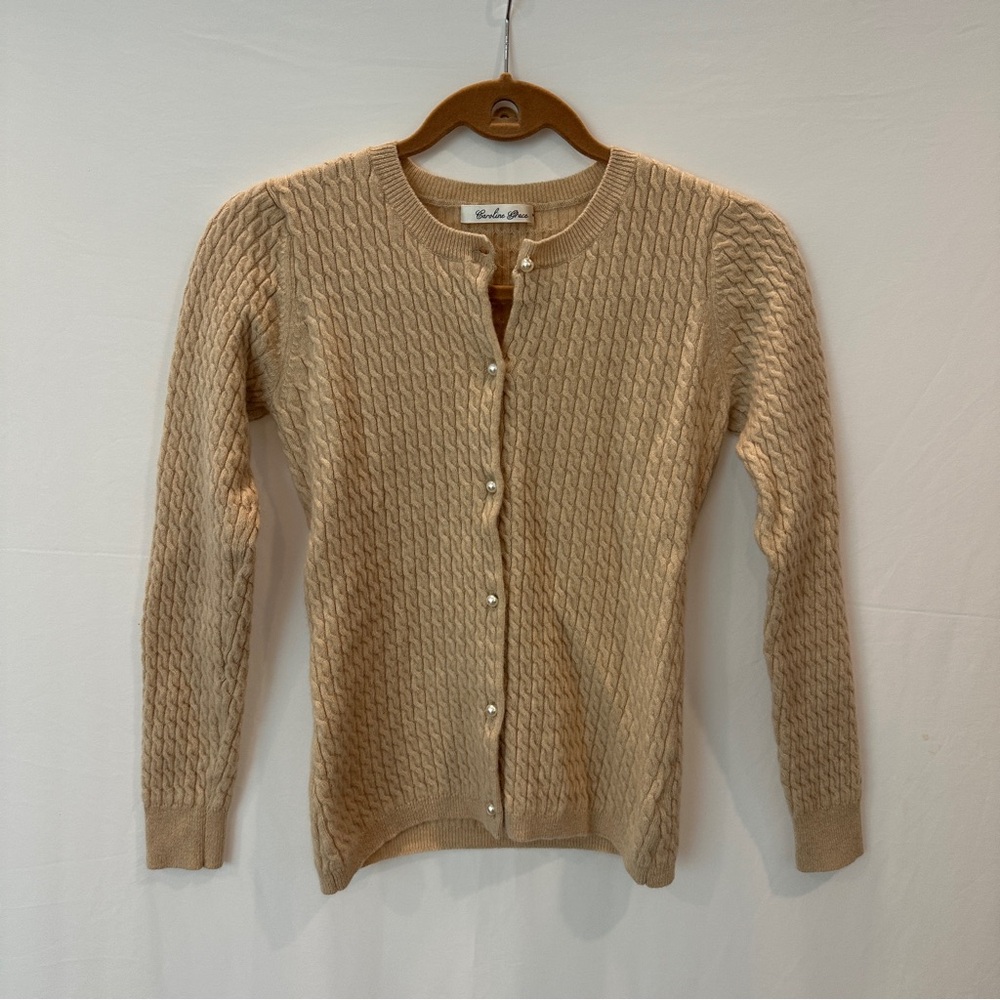 Caroline Grace Cashmere Button Down Cardigan